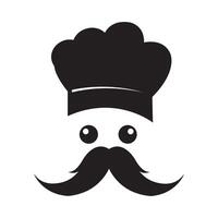 moustache icon logo vector design template