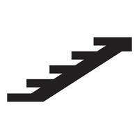 plantilla de diseño de vector de logotipo de icono de escaleras