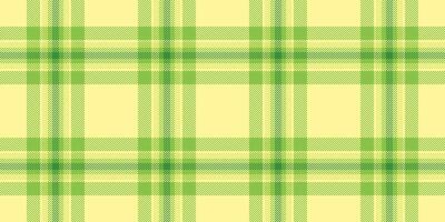 Bandana texture fabric tartan, yellow pattern check vector. Page seamless textile plaid background in green and yellow colors. vector