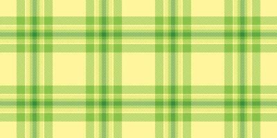 Bandana texture fabric tartan, yellow pattern check vector. Page seamless textile plaid background in green and yellow colors. vector