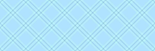 Machinery texture tartan background, jacket check vector seamless. Volume pattern plaid textile fabric in cyan and light colors.