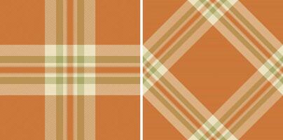 Seamless check tartan of background fabric texture with a plaid vector pattern textile.