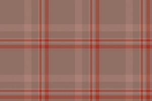 Plaid background, check seamless pattern in beige. Vector fabric texture for textile print, wrapping paper, gift card or wallpaper.