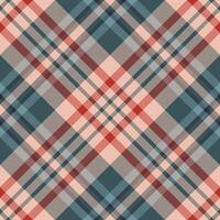 Plaid pattern vector. Check fabric texture. Seamless textile design for clothes, paper print. vector