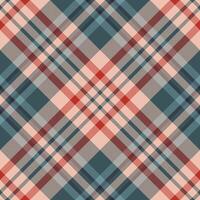 Plaid pattern vector. Check fabric texture. Seamless textile design for clothes, paper print. vector