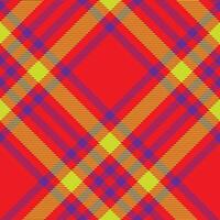 Plaid pattern vector. Check fabric texture. Seamless textile design for clothes, paper print. vector