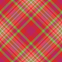 Plaid pattern vector. Check fabric texture. Seamless textile design for clothes, paper print. vector