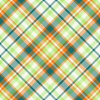 Pattern plaid textile of seamless check background with a fabric tartan texture vector. vector