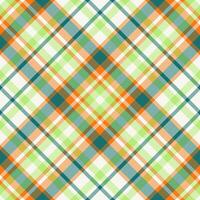 Pattern plaid textile of seamless check background with a fabric tartan texture vector. vector