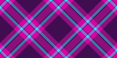 Spring background check pattern, arabic fabric plaid texture. Dreamy vector textile seamless tartan in purple and pink colors.