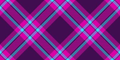 Spring background check pattern, arabic fabric plaid texture. Dreamy vector textile seamless tartan in purple and pink colors.