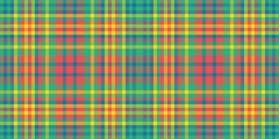 Manufacture texture background check, dreamy plaid tartan seamless. Identity textile fabric pattern vector in mint and red colors.