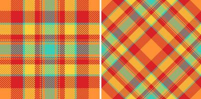 Texture plaid fabric of vector pattern textile with a tartan background check seamless.