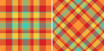 Texture plaid fabric of vector pattern textile with a tartan background check seamless.