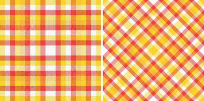 Vector seamless texture of check pattern fabric with a background textile plaid tartan. Set in gold colors. Stylish festive outfits for special occasions.