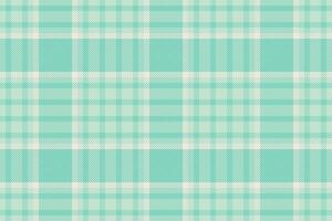 Rectangle background tartan texture, trendy pattern vector textile. Scrapbook check fabric seamless plaid in teal and light colors.