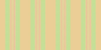 Choose lines fabric background, french seamless vector vertical. Vivid textile stripe pattern texture in amber and green colors.