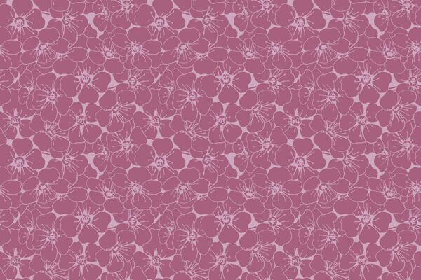 Floral pattern seamless vector background. Foliage and flower wallpaper design of nature.