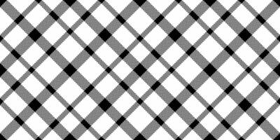 Factory fabric textile check, poster plaid vector tartan. Hipster background seamless pattern texture in white and black colors.