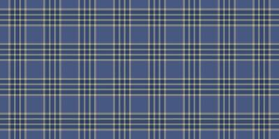 Image vector fabric plaid, adorable tartan background check. Overlayed texture pattern textile seamless in blue and gray colors.