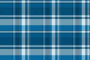 40s seamless vector pattern, naked plaid background fabric. Volume textile check tartan texture in cyan and light colors.