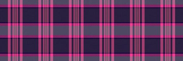Tattersall tartan seamless plaid, micro pattern background texture. Flow fabric textile check vector in dark and grey colors.