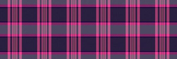 Tattersall tartan seamless plaid, micro pattern background texture. Flow fabric textile check vector in dark and grey colors.