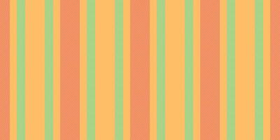 Order vector lines texture, dining seamless vertical pattern. Overlay fabric background stripe textile in orange and red colors.