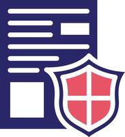 Secure Document Vector Icon Vector Icon