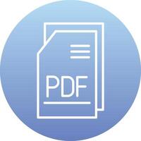 Pdf File Vecto Icon vector