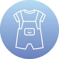 Dungarees Vecto Icon vector