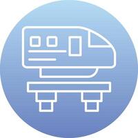 Monorail Vecto Icon vector