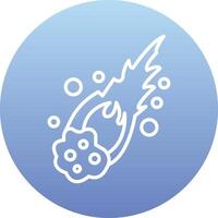 Meteor Vecto Icon vector