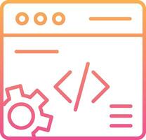 Web Development Vecto Icon vector