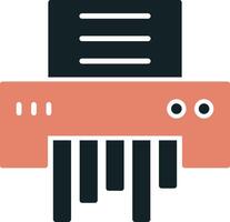 Paper Shredder Vecto Icon vector