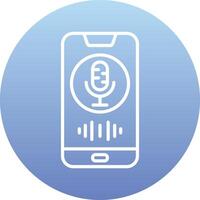 Voice Assistant Vecto Icon vector