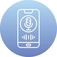 Voice Assistant Vecto Icon vector