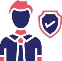 Employee Insurance Vector Icon