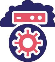 Cloud Setting Vector Icon