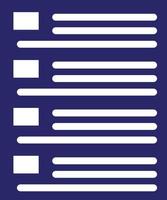 Tasks List Vector Icon