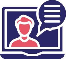 Online Lecture Vector Icon