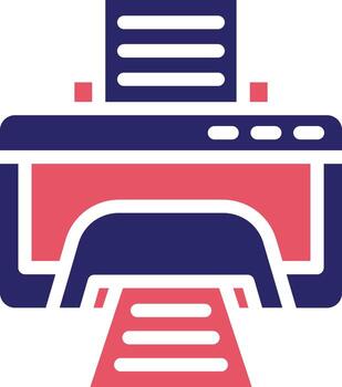 icono de vector de impresora