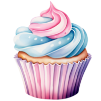 Cupcake in pastel color png