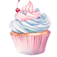 Cupcake nel pastello colore png