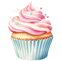 Cupcake im Pastell- Farbe png