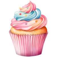 Cupcake im Pastell- Farbe png