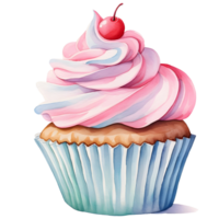 Cupcake im Pastell- Farbe png