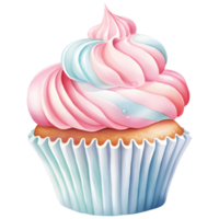 Cupcake in pastel color png