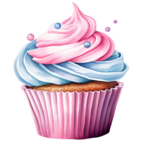 Cupcake im Pastell- Farbe png