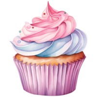 Cupcake in pastel color png